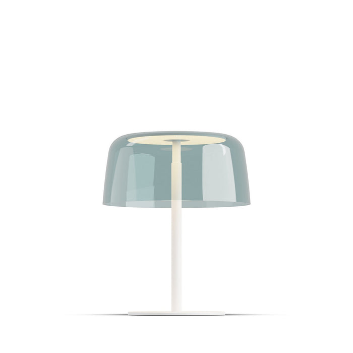 Koncept YUT-SW-MWT+SBLU LED Table Lamp, Matte White