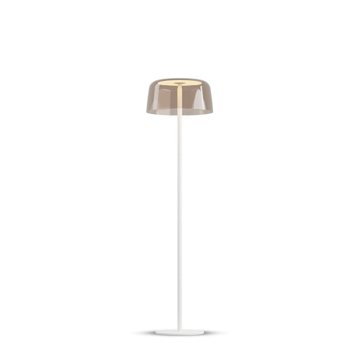 Koncept YUF-SW-MWT+STEA LED Floor Lamp, Matte White