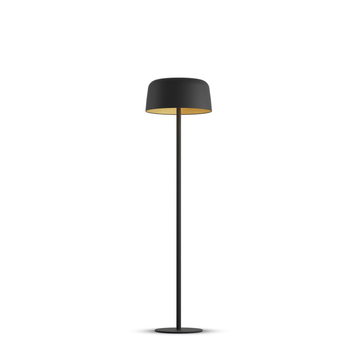 Koncept YUF-SW-MTB+MMBG LED Floor Lamp, Matte Black