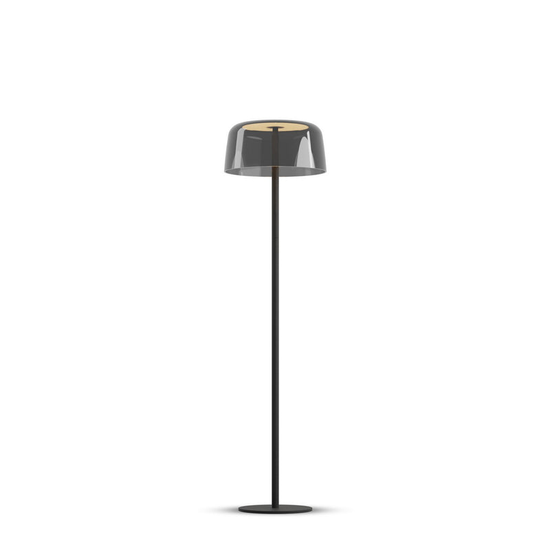 Koncept YUF-SW-MTB+SDGY LED Floor Lamp, Matte Black