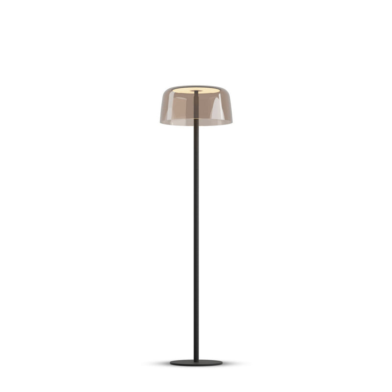 Koncept YUF-SW-MTB+STEA LED Floor Lamp, Matte Black