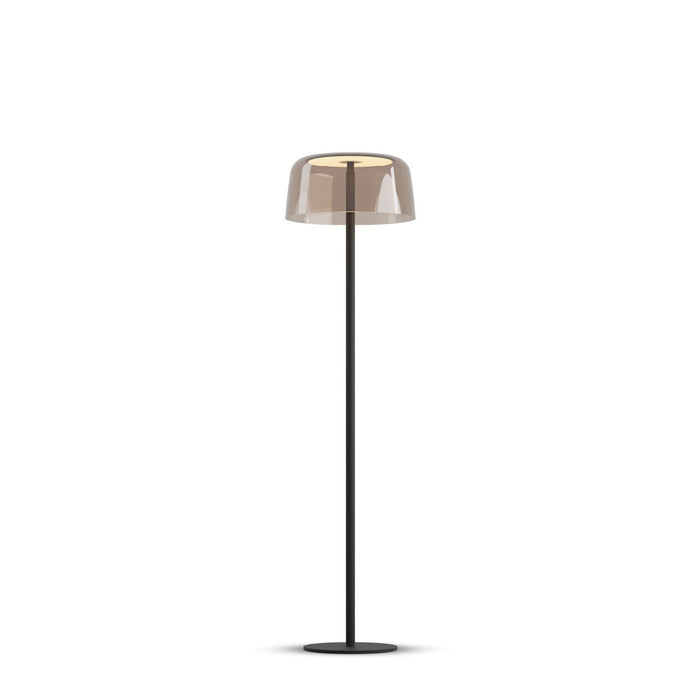 Koncept YUF-SW-MTB+STEA LED Floor Lamp, Matte Black