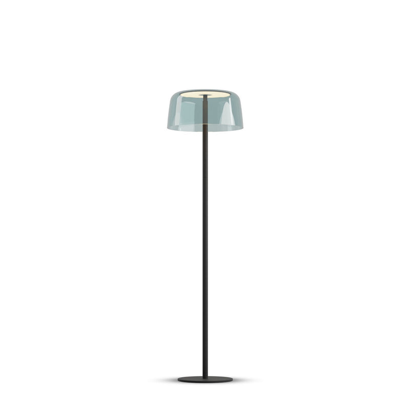 Koncept YUF-SW-MTB+SBLU LED Floor Lamp, Matte Black