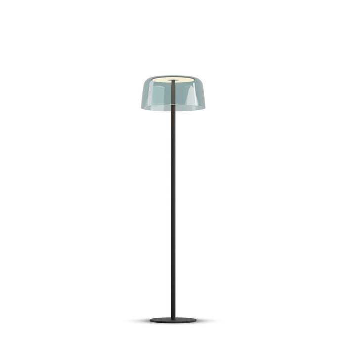 Koncept YUF-SW-MTB+SBLU LED Floor Lamp, Matte Black