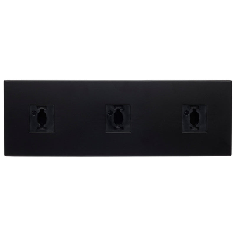 Nuvo Lighting TP253 Triple Monopoint Adapter, Black