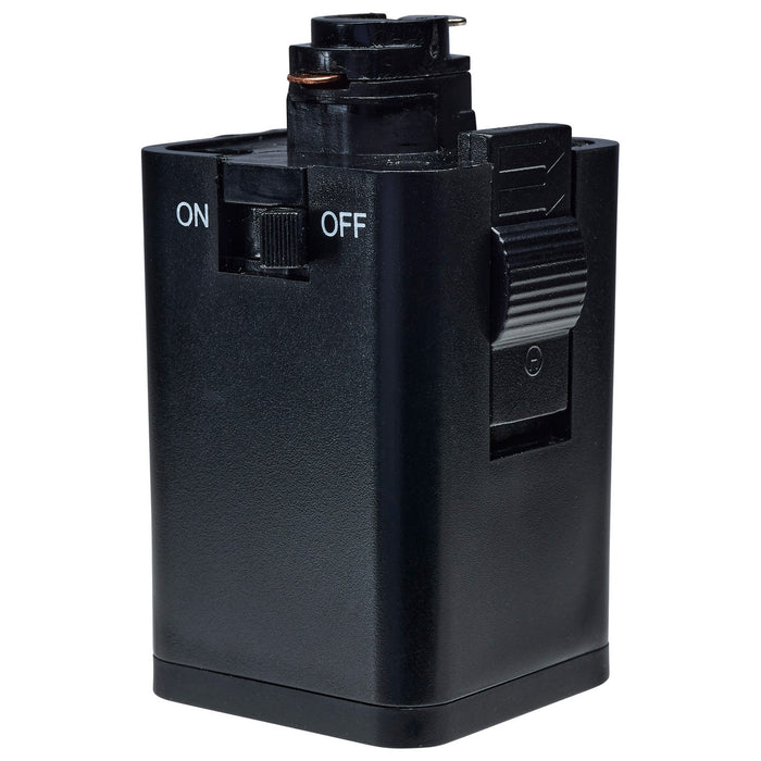 Nuvo Lighting TP255 Outlet Track Adapter, Black