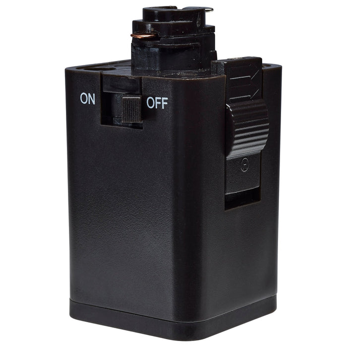 Nuvo Lighting TP257 Outlet Track Adapter, Brown