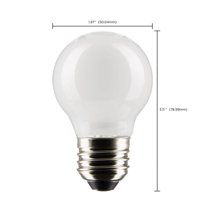 Satco S21878 Light Bulb, White