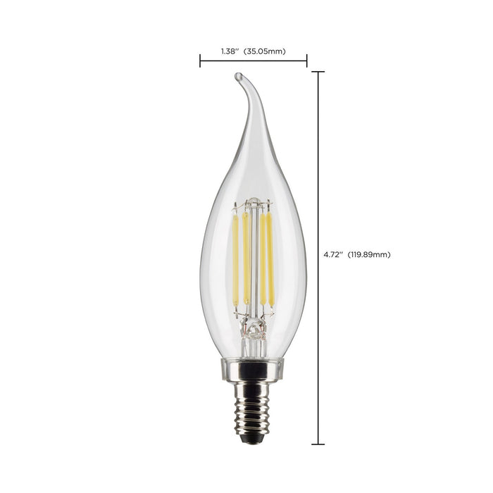Satco S21883 Light Bulb, Clear
