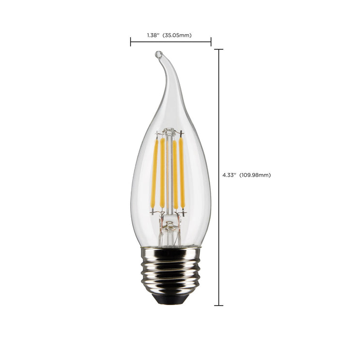 Satco S21885 Light Bulb, Clear