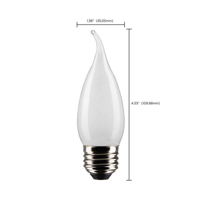 Satco S21886 Light Bulb, Frost