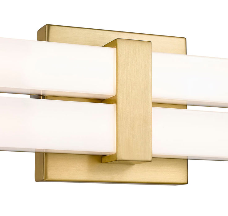 Z-Lite 1008-40W-MGLD-LED LED Vanity, Modern Gold