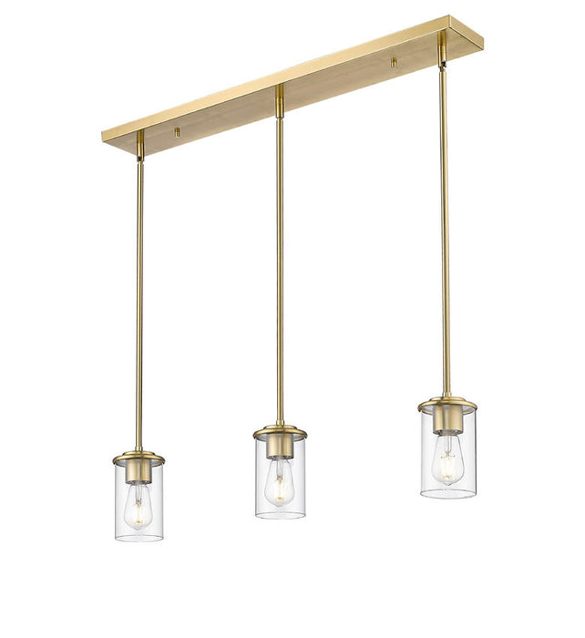 Z-Lite 742MP-3LG Three Light Pendant, Luxe Gold