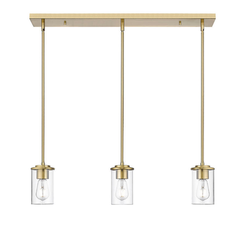 Z-Lite 742MP-3LG Three Light Pendant, Luxe Gold