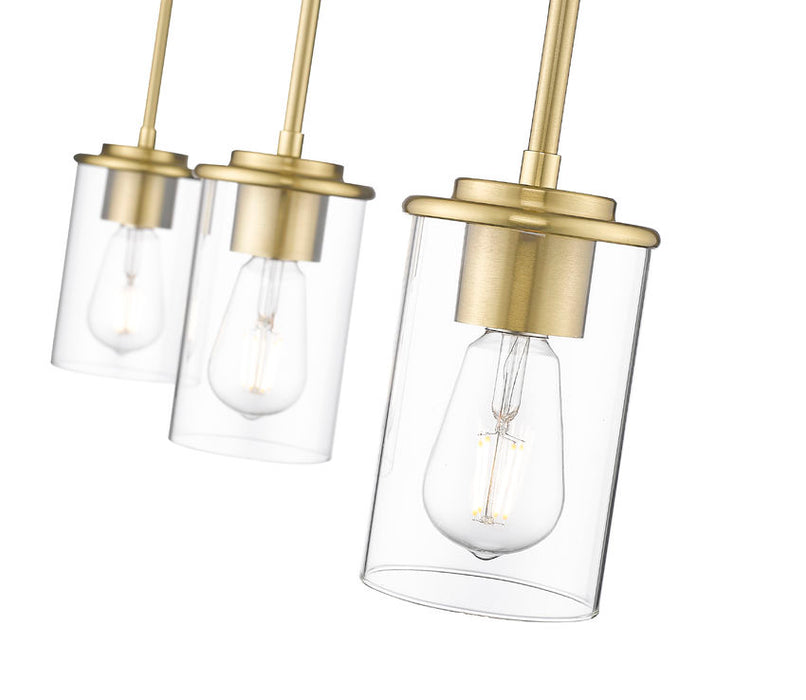 Z-Lite 742MP-3LG Three Light Pendant, Luxe Gold