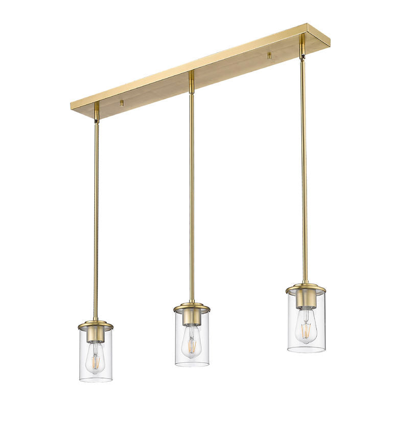 Z-Lite 742MP-3LG Three Light Pendant, Luxe Gold