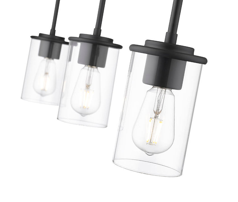 Z-Lite 742MP-3MB Three Light Pendant, Matte Black