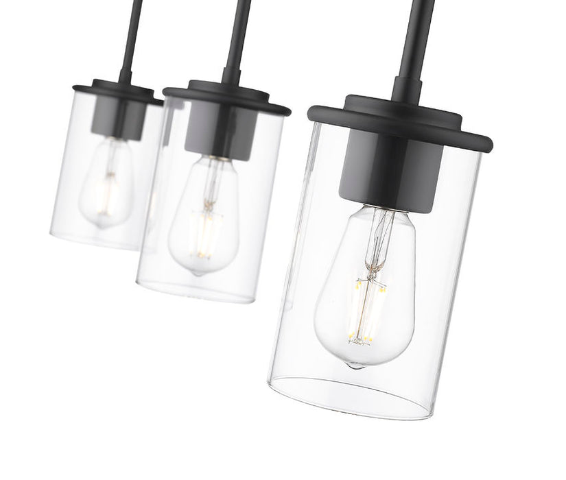 Z-Lite 742MP-3MB Three Light Pendant, Matte Black