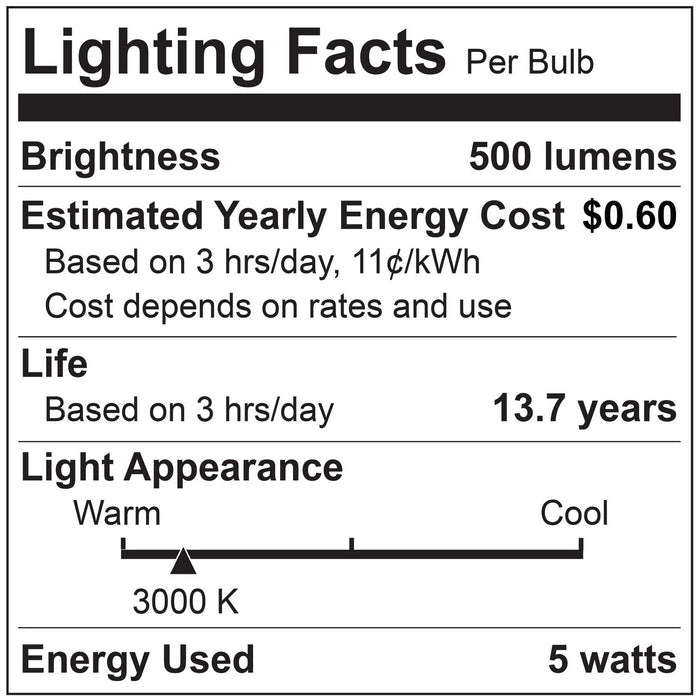 Bulbrite 776401 Light Bulb, Milky