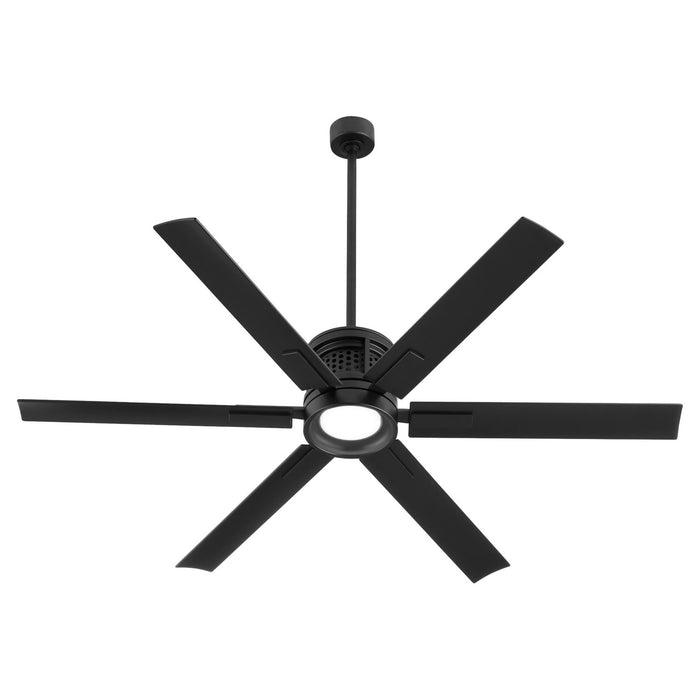 Quorum 10656-59 65" Patio Fan, Matte Black