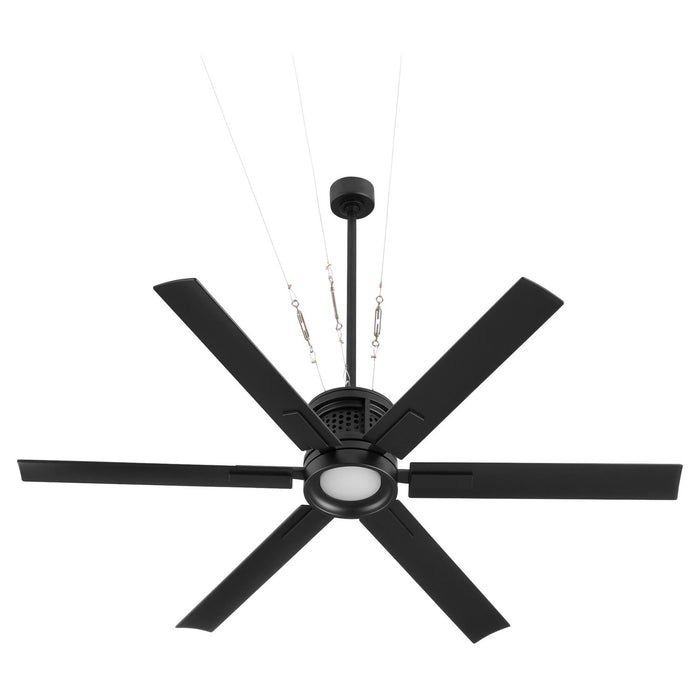 Quorum 10656-59 65" Patio Fan, Matte Black