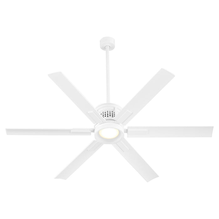 Quorum 10656-8 65" Patio Fan, Studio White