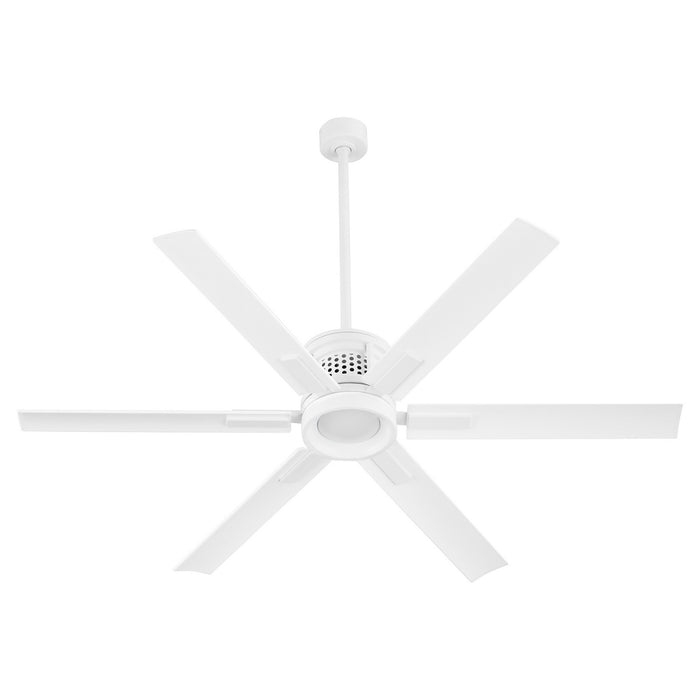 Quorum 10656-8 65" Patio Fan, Studio White