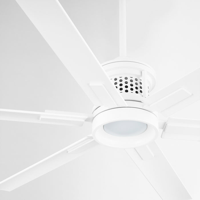 Quorum 10656-8 65" Patio Fan, Studio White