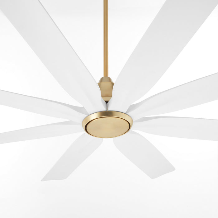 Quorum 33608-80 60" Patio Fan, Aged Brass