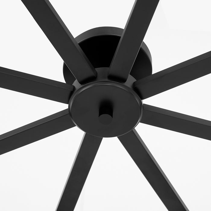 Quorum 358-8-59 Eight Light Ceiling Mount, Matte Black