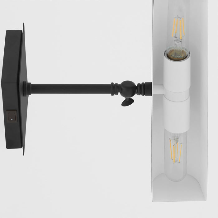 Quorum 410-15-59 Two Light Picture Light, Matte Black