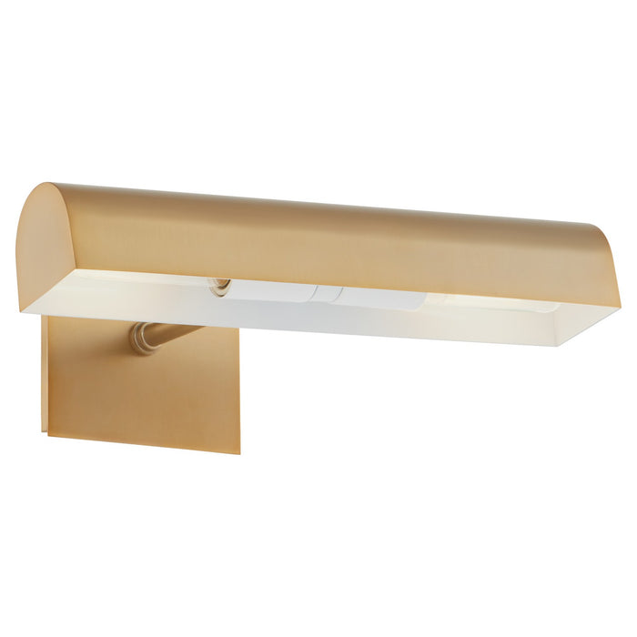 Quorum 410-15-80 Two Light Picture Light, Aged Brass