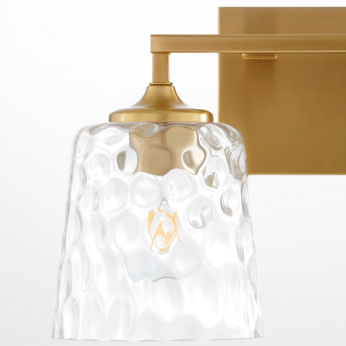 Quorum 5005-2-180 Two Light Vanity, Aged Brass
