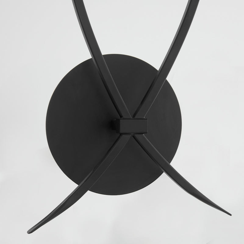 Quorum 521-2-59 Two Light Wall Mount, Matte Black