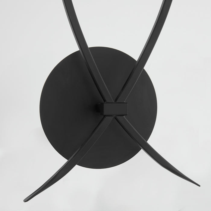 Quorum 521-2-59 Two Light Wall Mount, Matte Black