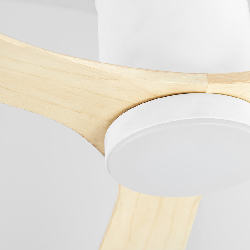 Quorum 52523-8 Ceiling Fan, Studio White