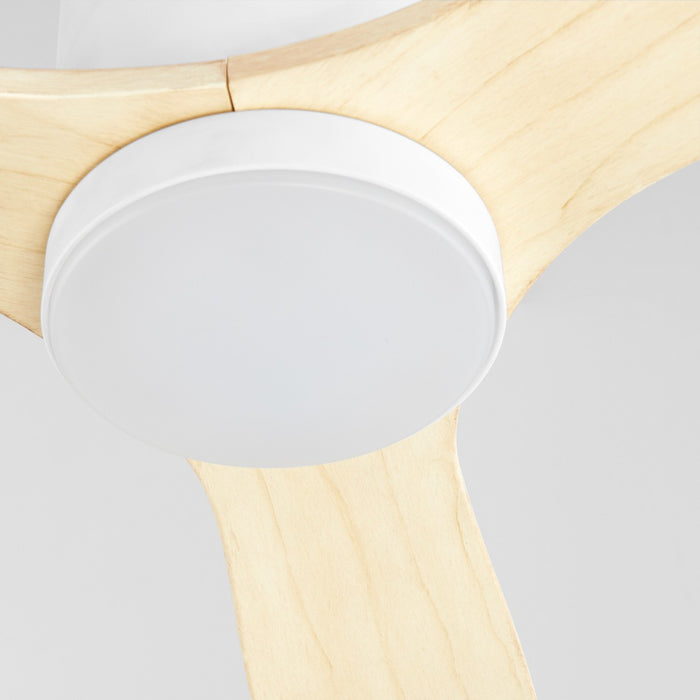 Quorum 52523-8 Ceiling Fan, Studio White