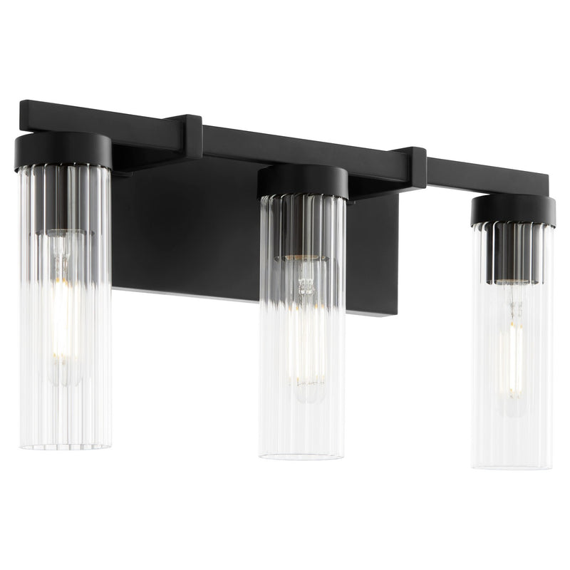 Quorum 533-3-59 Three Light Vanity, Matte Black