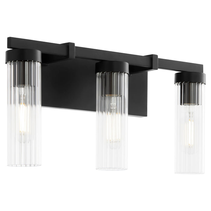 Quorum 533-3-59 Three Light Vanity, Matte Black