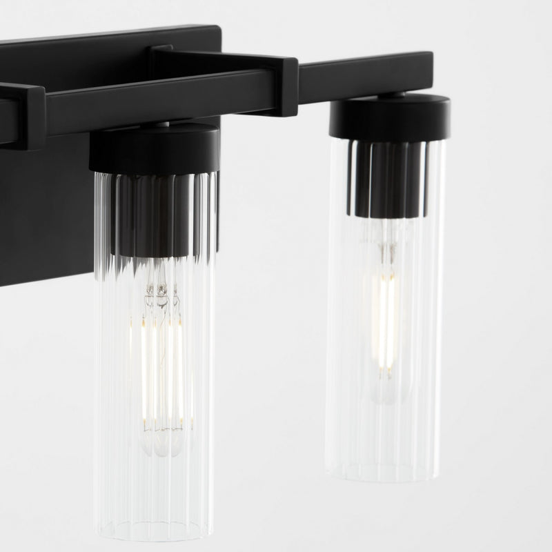 Quorum 533-3-59 Three Light Vanity, Matte Black