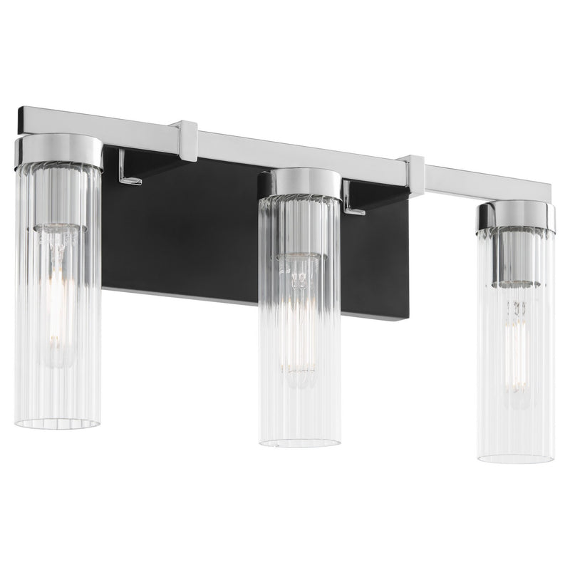Quorum 533-3-5914 Three Light Vanity, Matte Black