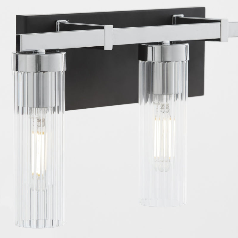 Quorum 533-3-5914 Three Light Vanity, Matte Black