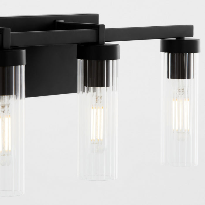 Quorum 533-4-59 Four Light Vanity, Matte Black