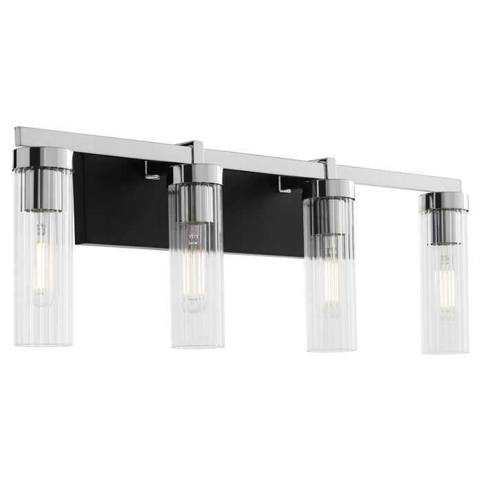 Quorum 533-4-5914 Four Light Vanity, Matte Black