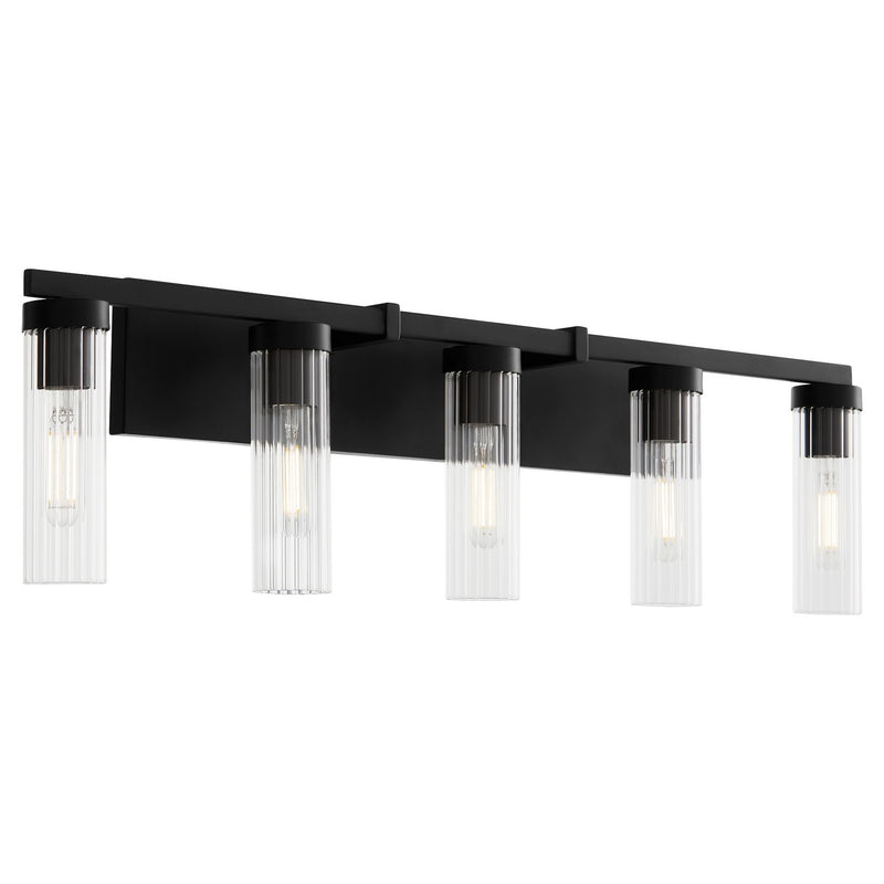 Quorum 533-5-59 Five Light Vanity, Matte Black