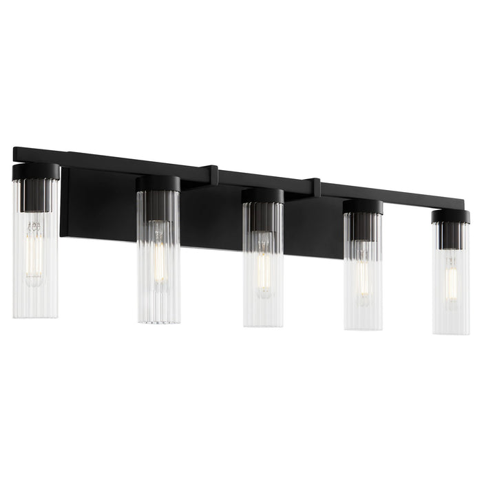 Quorum 533-5-59 Five Light Vanity, Matte Black