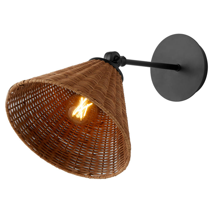 Quorum 5393-59 One Light Wall Mount, Matte Black