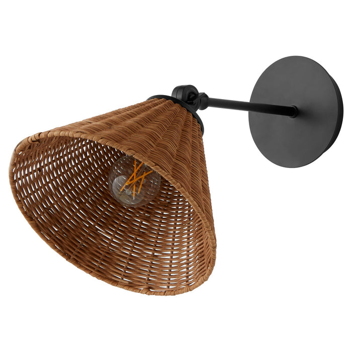 Quorum 5393-59 One Light Wall Mount, Matte Black