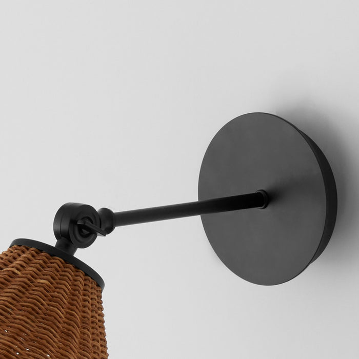 Quorum 5393-59 One Light Wall Mount, Matte Black