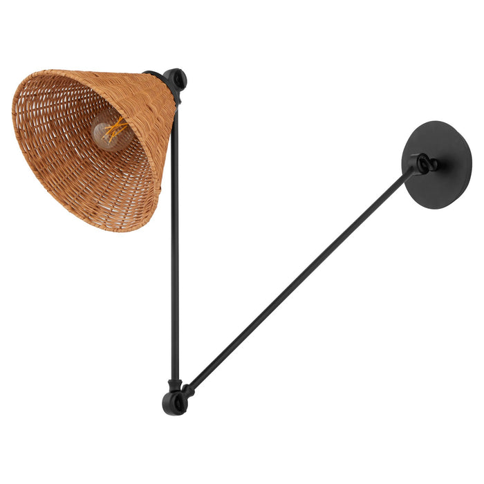 Quorum 5394-59 One Light Wall Mount, Matte Black